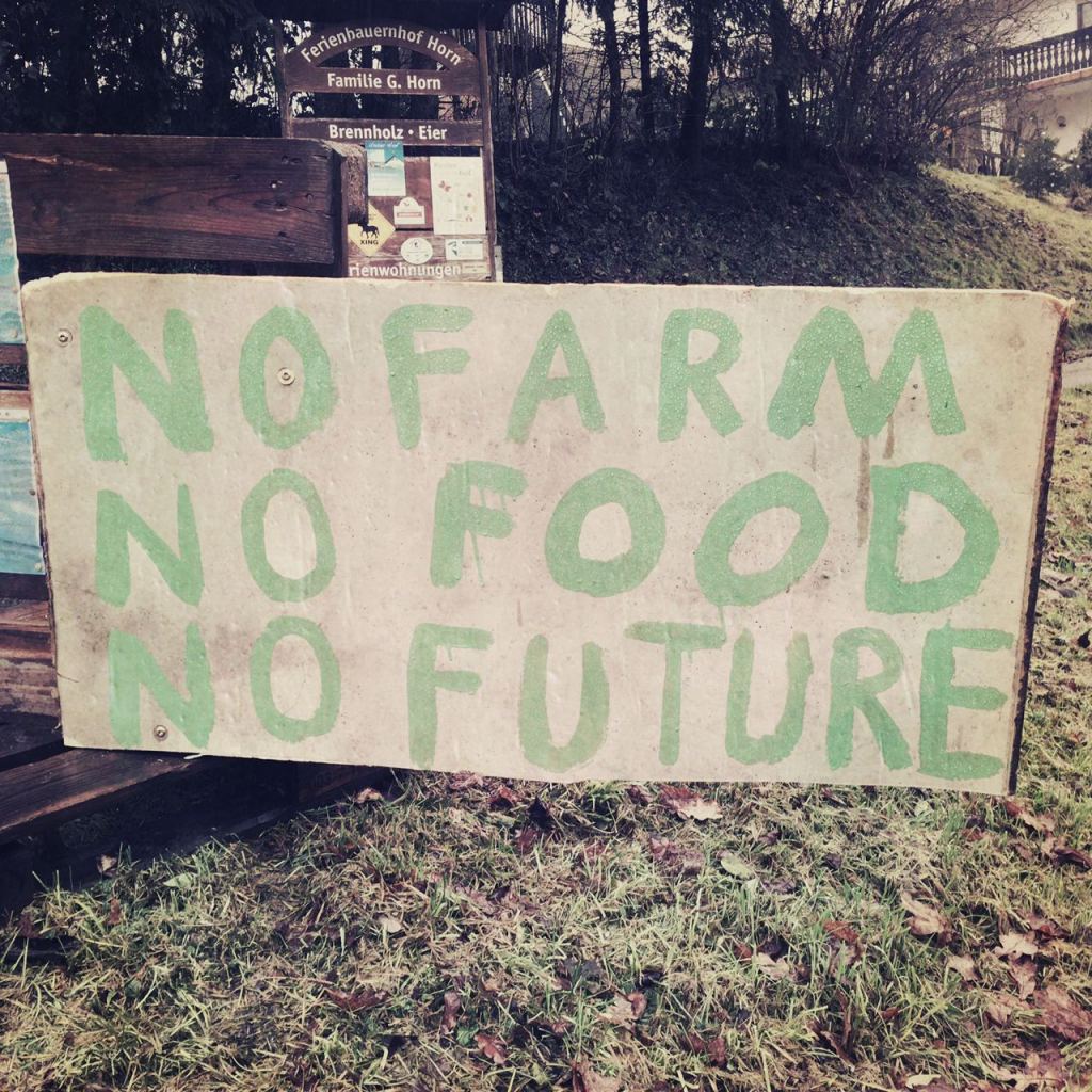 Teilnehmerbericht: Kundgebung und Demonstrationszug für und mit den Landwirten am 8. Januar 2024 in&nbsp;Heppenheim