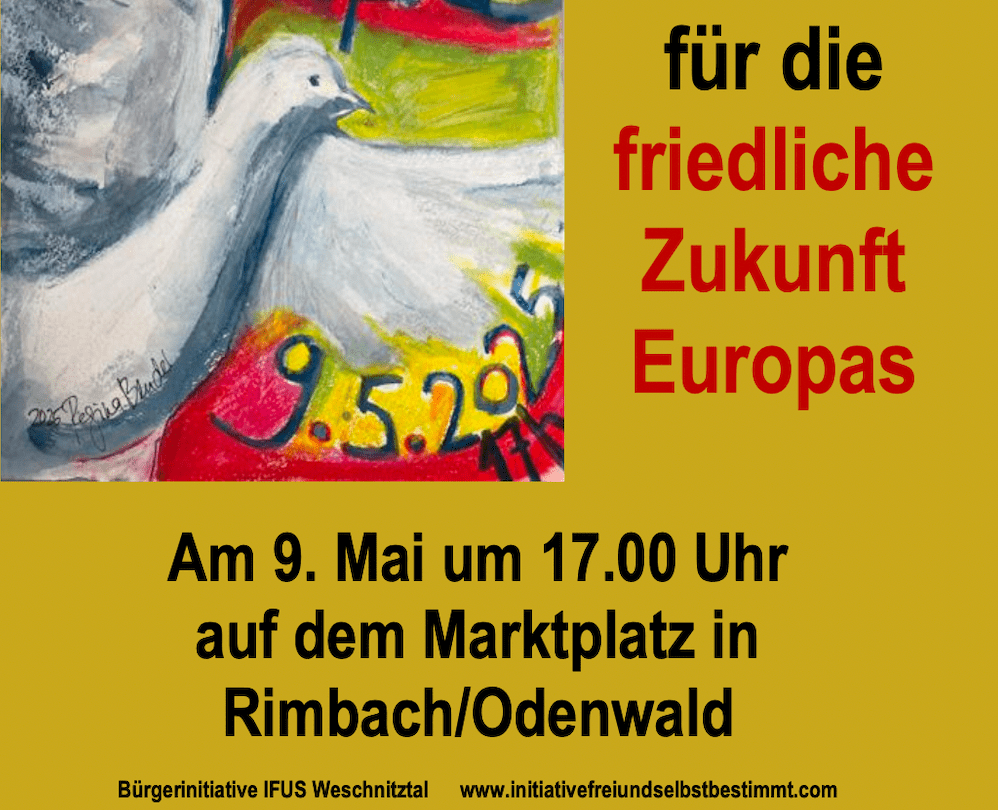 Frieden gestalten, mach mit!