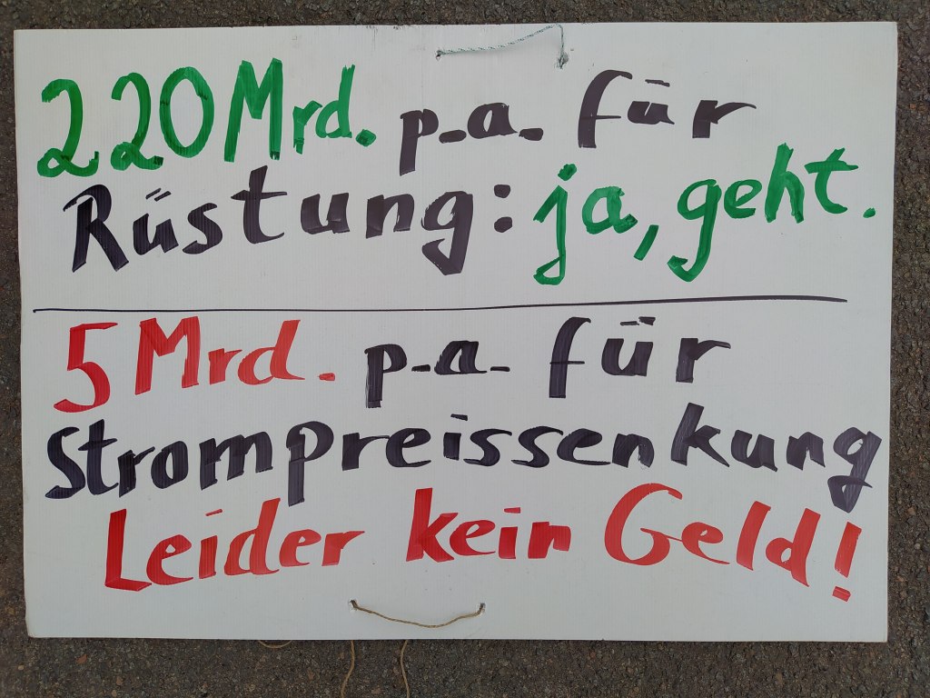 Rüstungswahn? Effizienzproblem? Geplante Ausplünderung und Verarmung? Vorbereitung eines&nbsp;Krieges?