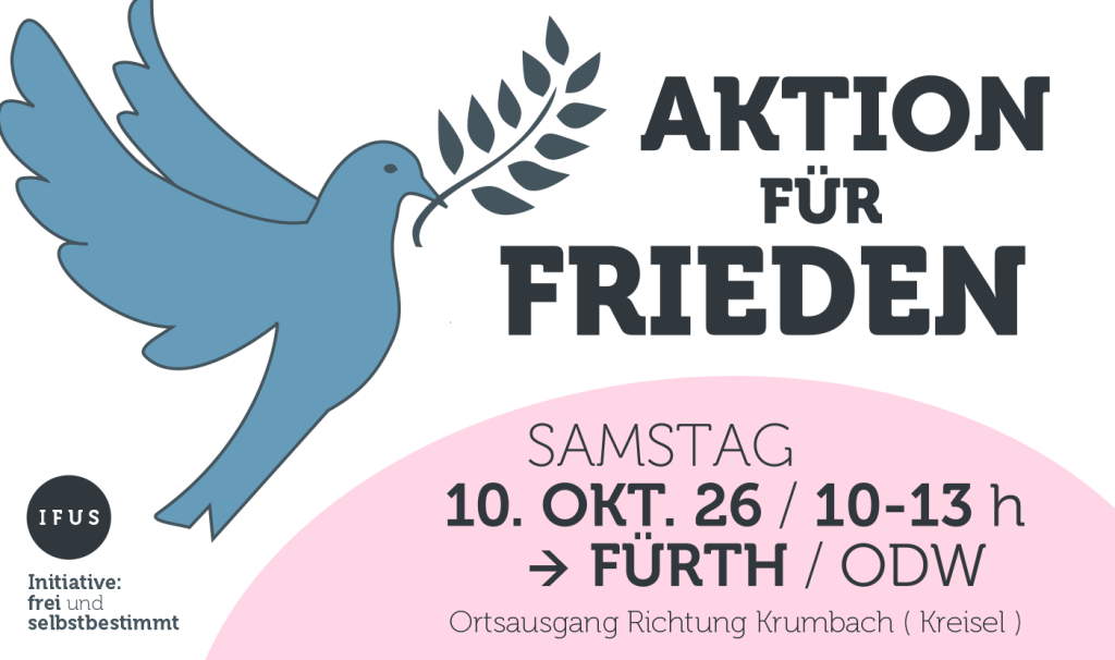 LASST UNS FRIEDEN SCHAFFEN! DIPLOMATIE STATT ZERSTÖRUNG!